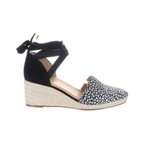 Corso Como Romley Leather Black Espadrilles Size 7.5